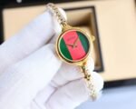 Gucci Ladies Watch Round Case With Slim Dial Gold In Multi Color 22Mm - Image 2