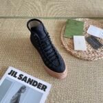 Gucci All Over Gg Logo High Top Sneaker Black - Image 4
