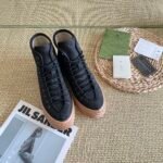 Gucci All Over Gg Logo High Top Sneaker Black - Image 5