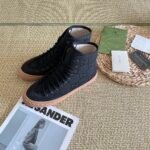 Gucci All Over Gg Logo High Top Sneaker Black - Image 6
