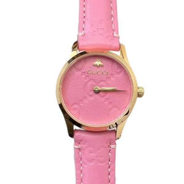 xr:d:DAFfZiyHQ5s:16,j:2304526525,t:23040707 Gucci G Timeless Watch Pink Dial 27Mm - Image 1