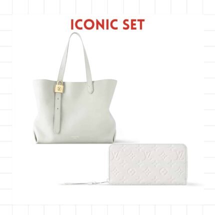 Iconic Set: Louis Vuitton Low Key Cabas Mm And Zippy Wallet