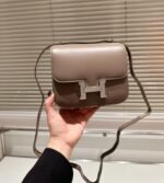 Hermes Constance Mini Etoupe Epsom Dark Beige 18Cm - Image 2