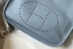 Hermes Clemence Evelyne Pm 25Cm Ciel Blue - Image 5