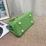 Hermes Birkin Mini Gold Hardware Epsom Light Green 20Cm - Image 7