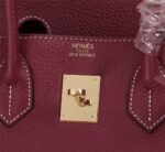 Hermès Birkin B25 Togo Grenat Ghw Rouge Grenat 25Cm - Image 5