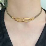 Hermes Roulis Double Tour Bracelet Khaki Gold Hardware - Image 2