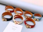 Hermes Kelly Double Tour Bracelet Leather Black H068438Cd89T1 - Image 3