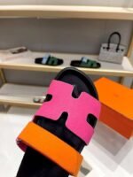 Hermes Chypre Sandal Pink Orange - Image 6