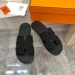 Hermes Izmir Sandal Noir Denim - Image 3