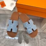 Hermes Izmir Sandal Bleu Clair H221819Zhcb400 - Image 5