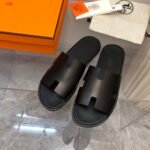 Hermes Izmir Sandal Black H041141Zh01390 - Image 5