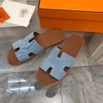 Hermes Izmir Sandal Bleu Clair H221819Zhcb400 - Image 6