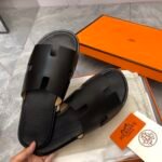 Hermes Izmir Sandal Black H041141Zh01390 - Image 6