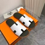 Hermes Izmir Sandal Beige Glaise - Image 9