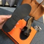 Hermes Santorini Sandal Black H182139Z02420 - Image 2