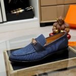 Hermes Blaise Loafer Blue - Image 5