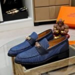 Hermes Blaise Loafer Blue - Image 9
