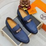 Hermes Blaise Loafer Blue - Image 10