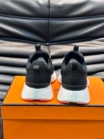 Hermes Heros Sneaker Black Orange H232985Zh05410 - Image 10