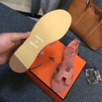 Hermes Santorini Sandal Pink - Image 2