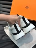 Hermes Heros Sneaker Black White H232985Zh90400 - Image 5