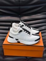 Hermes Heros Sneaker Black White H232985Zh90400 - Image 3