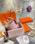 Hermes Picotin 18Cm Rose Sakura - Image 3
