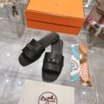 Hermes Giulia Sandal Black H231056Z 02350 - Image 3