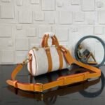 [Super Vip 1:1] Louis Vuitton Keepall Bandoulière 25 Off White 25Cm M15076 - Image 3