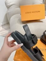 Louis Vuitton Lv Sunset Flat Comfort Sandals Black 1Abw6W - Image 2