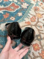 Louis Vuitton Crystal Lv Ballet Flats Black - Image 5