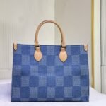 Louis Vuitton On The Go MM Damier Denim Blue 35Cm - Image 2