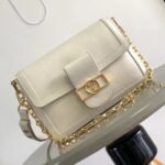 [Super Vip 1:1] Louis Vuitton Dauphine Soft MM White 24Cm M25050 - Image 2