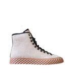 Gucci All Over Gg Logo High Top Sneaker Beige
