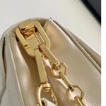 [Super Vip 1:1] Louis Vuitton Dauphine Soft MM White 24Cm M25050 - Image 8