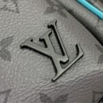 [Super Vip 1:1] Louis Vuitton Avenue Slingbag PM Monogram Eclipse Revers Turquoise 20Cm M11703 - Image 8