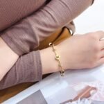 Louis Vuitton Lv Monogram Bracelet Gold - Image 8