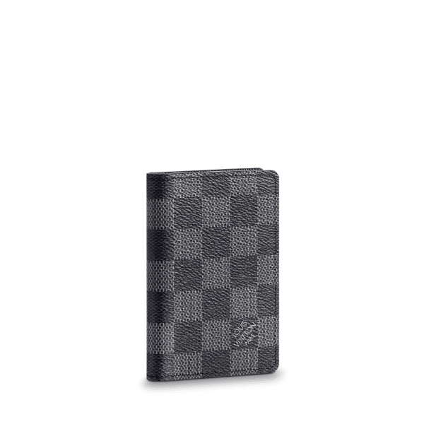 LVBAGS-1-1-41-1 Louis Vuitton Pocket Organizer Damier Graphite Canvas 11Cm N63143 - Image 1