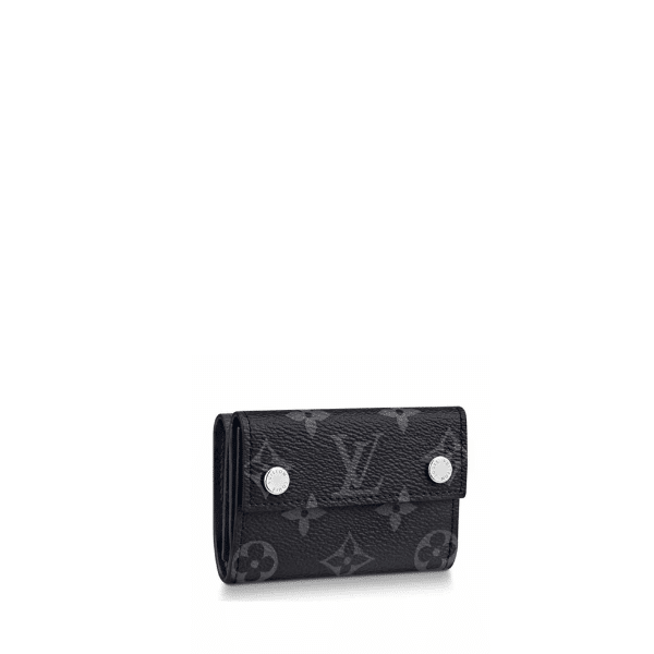 LVBAGS-1-3-3 Louis Vuitton Discovery Compact Wallet Black 9Cm M67630 - Image 1