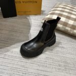 Louis Vuitton Ruby Flat Ankle Boots Black 1Ab0Fo - Image 5