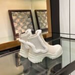 Louis Vuitton Ruby Flat Boots Suede Calfskin And Shearling Beige 1Agwgb - Image 4