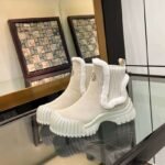 Louis Vuitton Ruby Flat Boots Suede Calfskin And Shearling Beige 1Agwgb - Image 3