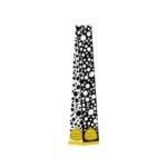 Louis Vuitton Bandeau Polka Dot Silk Black 120Cm