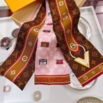 Louis Vuitton Minimalle Bandeau Pink Brown 120Cm - Image 3