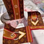 Louis Vuitton Minimalle Bandeau Pink Brown 120Cm - Image 4