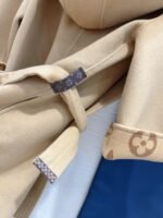Louis Vuitton Signature Hooded Wrap Robe Coat Beige 1Ab713 - Image 6