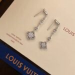 Louis Vuitton Monogram Fusion Earrings White Gold Q96149 - Image 4