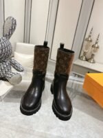 Louis Vuitton Territory Flat Ankle Boot Monogram Brown - Image 6