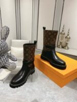 Louis Vuitton Territory Flat Ankle Boot Monogram Brown - Image 5